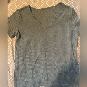 Blue/green shein shirt